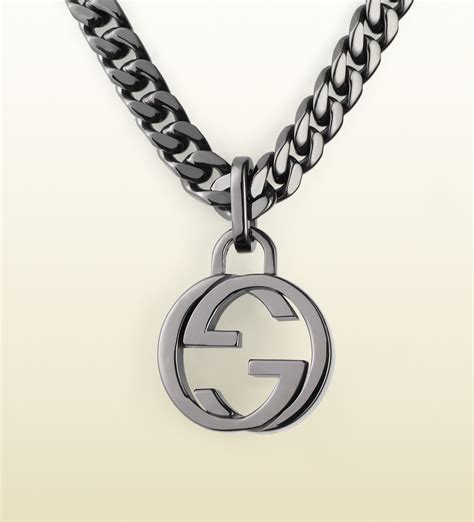 gucci pendant necklace womens|gucci interlocking g pendant.